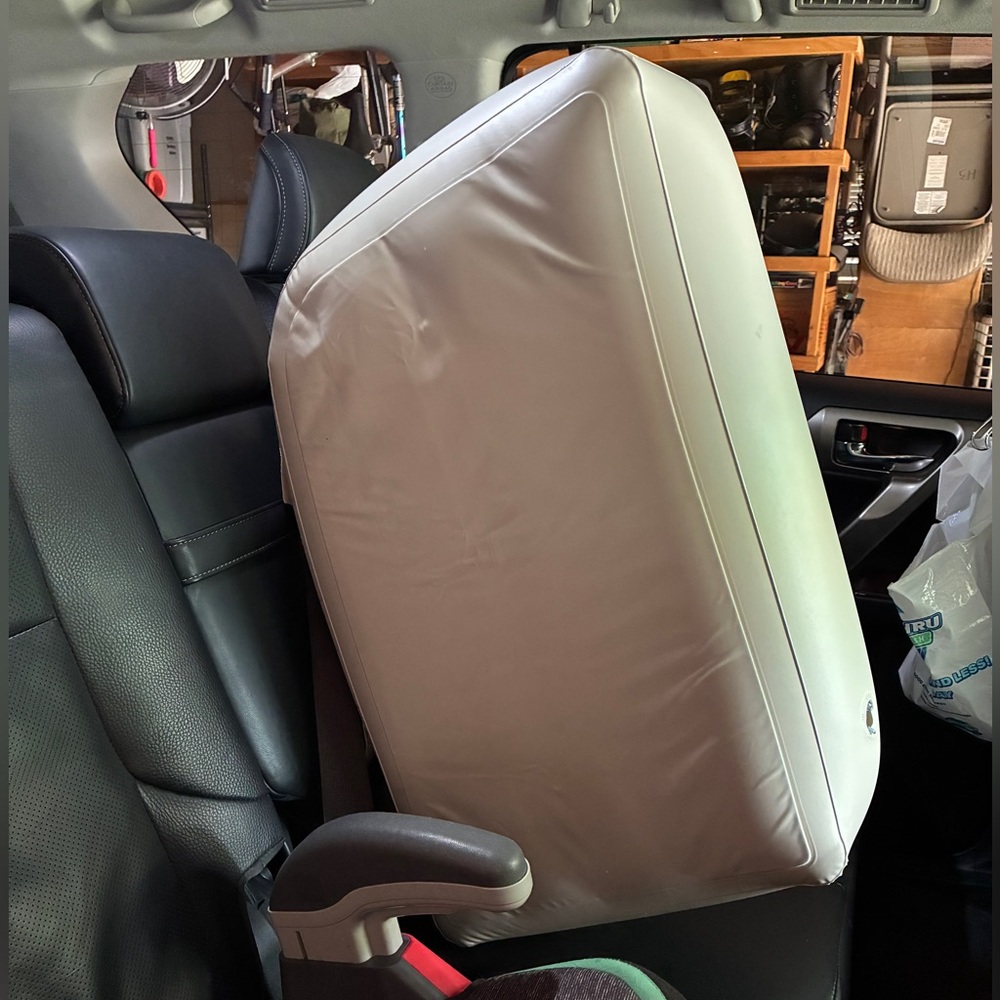 Inflatable Back Seat Separator for kids who fight!